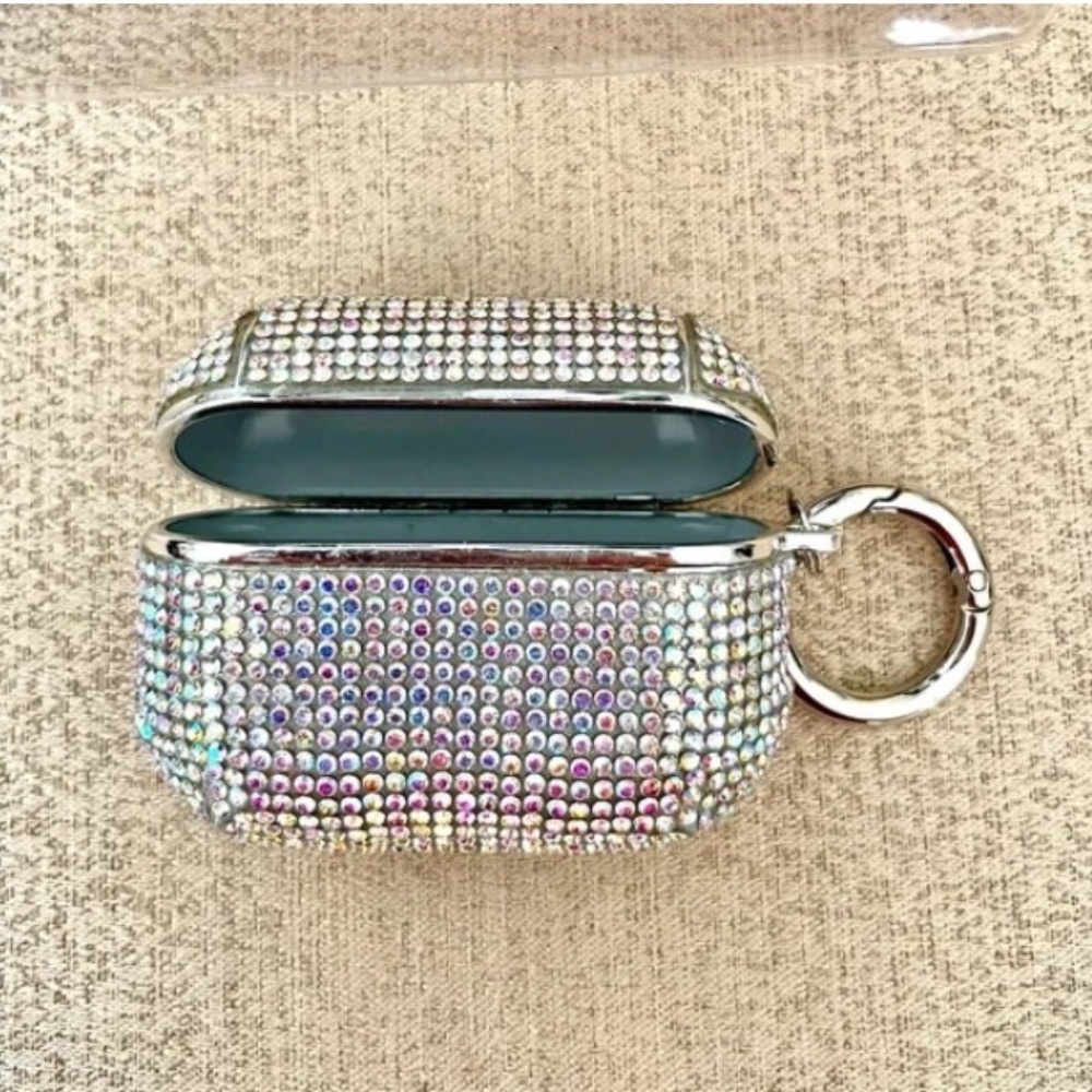 New Pink Iridescent Rhinestone AirPods Pro Case